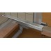ALCAPLAST Low Duschrinne 550 mm mit Rand für den perforierten Rost zur Wand APZ1104-550