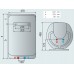 ARISTON SHAPE ECO EVO 50 V Warmwasserspeicher, 50l Liter, (1,8kW) 3626073