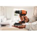Black & Decker BCD383D1XC-QW Akku-Schlagbohrschrauber (45Nm/18V/1x2,0Ah)
