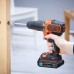 Black & Decker BDCHD18BAFC-QW Akku-Schlagbohrschrauber (40Nm/18V/2x1,5Ah), Koffer +Zubehör