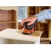 Black & Decker BDCROS18-QW Akku-Exzenterschleifer (125mm/18V/1x1,5Ah), Tasche