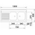 BLANCO R-ZS 12 x 6-2 drehbare Spüle 510505
