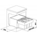 BLANCO Select 60/3 Abfalltrennsystem, 518724