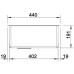 BLANCO Einbauspüle CLARON 400/400-IF Edelstahl Steelart InFino Ablauf 521617
