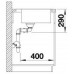 BLANCO Edelstahlspüle ANDANO 400/400-IF/A Edelstahl Seidenglanz 525249