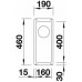 BLANCO Unterbaubecken SUBLINE 160-U Silgranit, InFino schwarz 525981