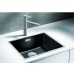 BLANCO Einbauspüle SUBLINE 500-IF SteelFrame Silgranit, InFino schwarz 525997