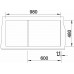 BLANCO ZIA 6 S Silgranit schwarz doppelseitiges Design 526021