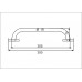 NIMCO UNIVERSAL Griff Chrom 300x19mm BM3035C-26