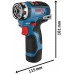 BOSCH GSR 12V-35 FC PROFESSIONAL Akku-Bohrschrauber 06019H3004