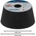 BOSCH PRO Metal Konischer Schleiftopf, 90 x 110 x 55 mm, G30 1608600240