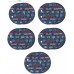 BOSCH EXPERT O780 Foil Schleiffolie Set, 125 mm,G60/G80/G120/G180/G240 2608902429