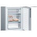 Bosch Serie 4 Kühl-Gefrier-Kombination, 186 × 60 cm, Edelstahl, KGV36VLEAS