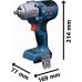 BOSCH GDS18V-450H PROFESSIONAL Akku-Drehschlagschrauber, 2x4,0Ah, L-BOXX 06019K4202