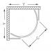 ROLTECHNIK Duschecke CR2/1000 silbern/bark 332-100R55S-01-01