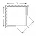 ROLTECHNIK Duschecke CS2/900 weiss/bark 331-9000000-04-01