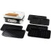 DOMO Sandwichmaker – Grill – Waffeleisen – 3-in-1 (1100 W), weiß DO9277C