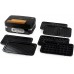 DOMO Sandwichmaker – Grill – Waffeleisen – 3-in-1 (1100 W), schwarz DO9278C