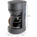 DOMO WOOD YOU Kaffeemaschine - grau DO754K