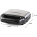 DOMO Sandwichmaker XL 3-in-1 für Sandwiches / Waffeln / Grill DO9290C