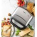 DOMO Sandwichmaker XL 3-in-1 für Sandwiches / Waffeln / Grill DO9290C