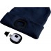 EXTOL LIGHT Kappe mit Stirnlampe 4x25lm, USB-Aufladung, dunkelblau, ECONOMY, 43456