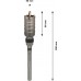 BOSCH PRO SDS max-5 Bohrkrone 50 x 80 x 160 mm F00Y145190