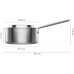 Fiskars Norden Stahl Kochtopf 2,5L 1067638