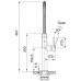Franke FC 4170.501 PESCARA SEMI PRO Küchenarmatur, Edelstahl - Brause 115.0741.700