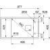 Franke Fresno FSG 611-88, 877x495 mm, Küchenspüle Fragranit, onyx 114.0593.108