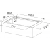 Franke FMY 8352 BA HI Dunstabzugshaube – schwarzes mattes Glas / weiße Grafik 340.0731.790