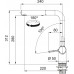 Franke FN 6110.088 ACTIVE NEW Küchenarmatur schiefergrau 115.0721.464