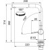 FRANKE FN 6560.031 ACTIVE NEW Küchenarmatur, Chrom, Vorfenster Zugauslauf 115.0653.391