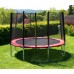 G21 Trampolin mit Sicherheitsnetz 305 cm rot 6904262