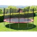 G21 Gartentrampolin mit Sicherheitsnetz rot 430 cm 6904263