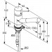 KLUDI Spültisch Einhebel mischer SCOPE Herausziehb. Auslauf edelstahl finis, 339310575