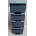 Ausverkauf CURVER KNIT 4x10L Schubladenturm 26x35x68cm braun 00073-X59 beschädigt