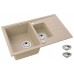 ALVEUS INTERMEZZO 70 Granitspüle, 780 x 480 mm, beige