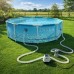 INTEX METAL FRAME BEACHSIDE Pool 305 × 76 cm mit Filteranlage 12V 28208GN