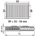 Kermi Therm X2 Profil-K Kompaktheizkörperr 12 600 / 1300 FK0120613