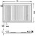 Kermi Therm X2 Profil-V Ventilheizkörper 10 600 / 1300 FTV100601301L1K