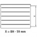 Kermi Therm X2 LINE-K Kompaktheizkörper 10 305 x 1105 PLK100301101N1K