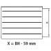 Kermi therm-x2 Line-K Austauschheizkörper 33 559 / 805 PLK330550801N1K
