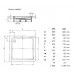 Kaldewei DuschPlan Rechteck Duschwanne weiß mit Styroporträger 90x90x6,5CM 440348040001