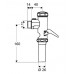 Schell - Schellomat WC-Spülarmatur mit Hebel 3/4" Chrom, 022380699