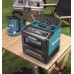 Makita MW001GZ Akku-Mikrowelle kkubetrieben, 500 Watt, Garraum 8 Liter, XGT 40V
