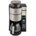 Melitta AromaFresh Filterkaffeemaschine ohne entnehmbaren Wassertank, silber-schwarz