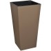 PLASTKON In- & Outdoor Blumentopf Elise 30 cm taupe glänzend