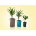 PLASTKON In- & Outdoor Blumentopf Elise 20 cm weiß glänzend