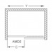 ROLTECHNIK Duschecke AMD2/1300 brillant/transparent, 2000mm 620-1300000-00-02